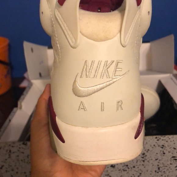 Air Jordan 6s Maroon